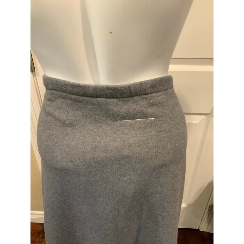 Maison Martin Margiela Gray Pencil Skirt with Drawstring Waist - Picture 8 of 10